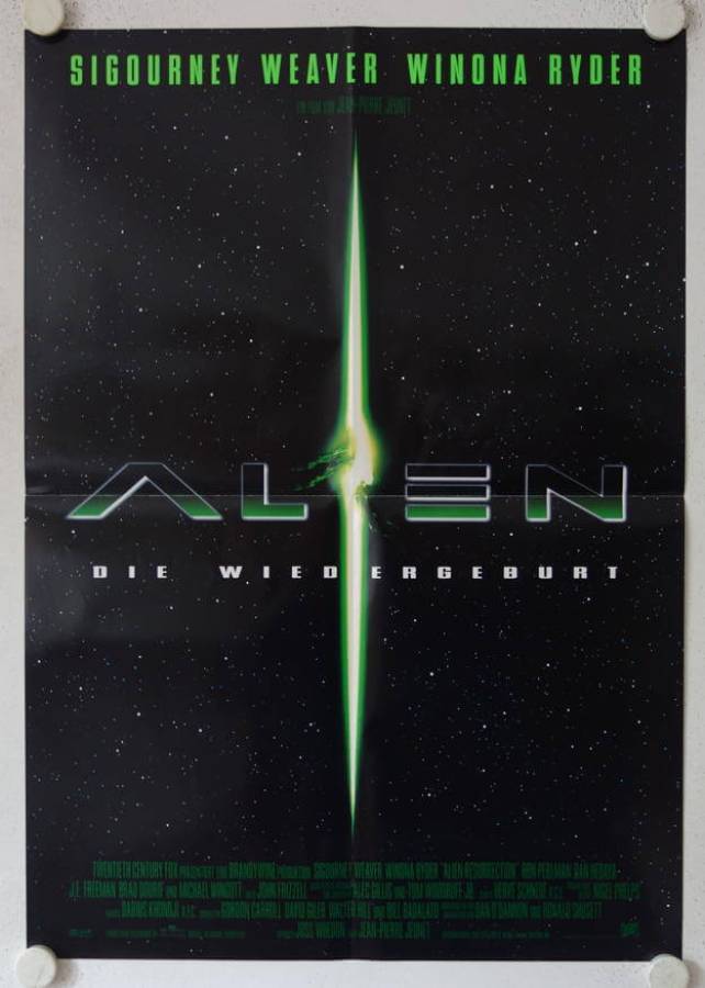 Alien - Die Wiedergeburt originales deutsches Filmplakat